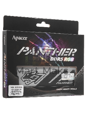 Оперативная память Apacer Panther RGb 16Gb DDR5 6000MHz DIMM PC5-48000 (AH5U16G60C6229BAA-1)