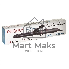 Щипцы для завивки волос DELTA LUX DE-5401 темно-серый, 25 мм, 210 °C, 4 режима