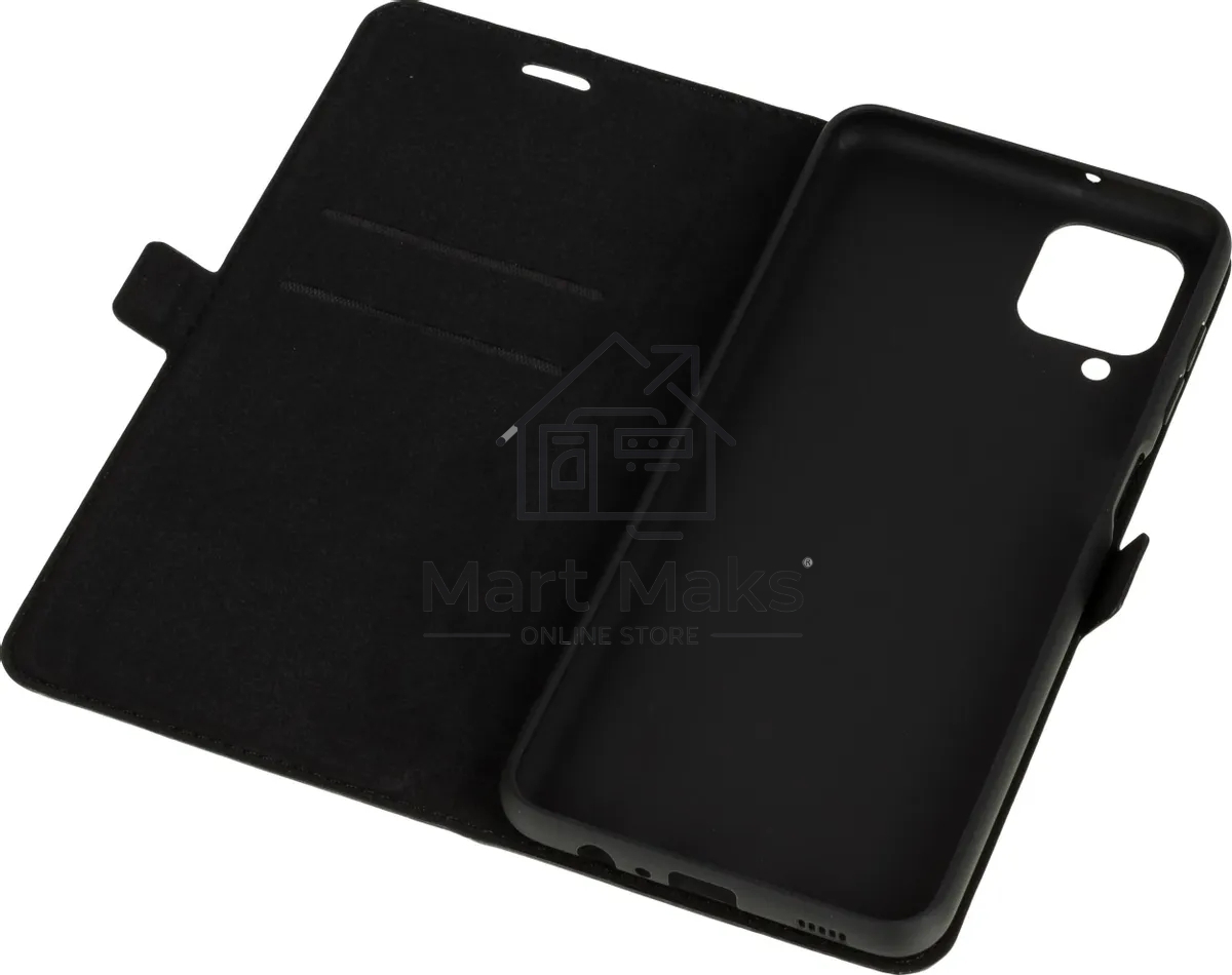 Чехол (флип-кейс) DF sFlip-75 для Samsung Galaxy A12/M12 черный