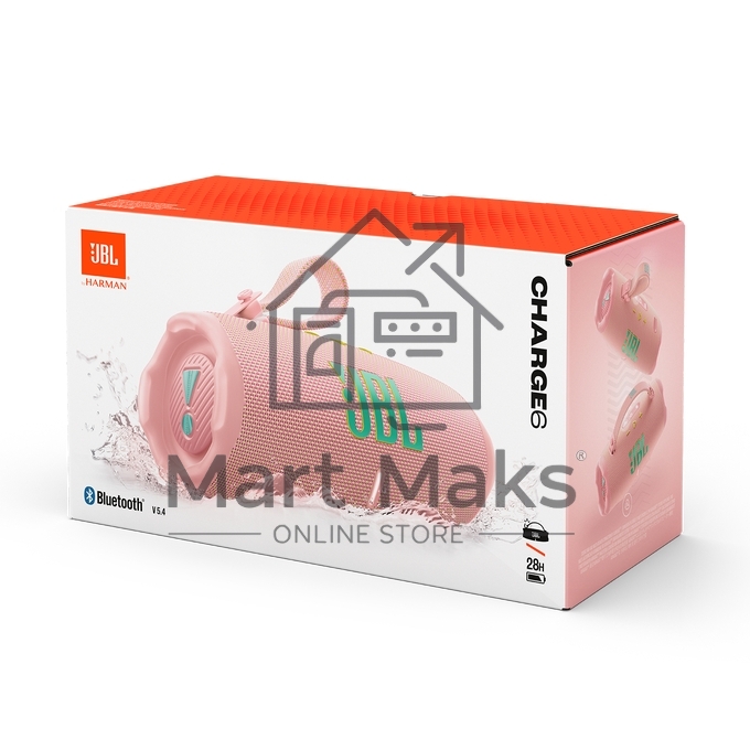 Портативная акустика JBLCHARGE6PINK розовый