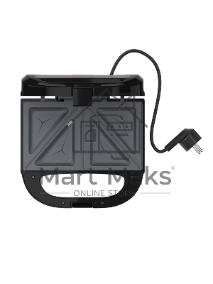 Сэндвичница MAXVI SM751S silver-black