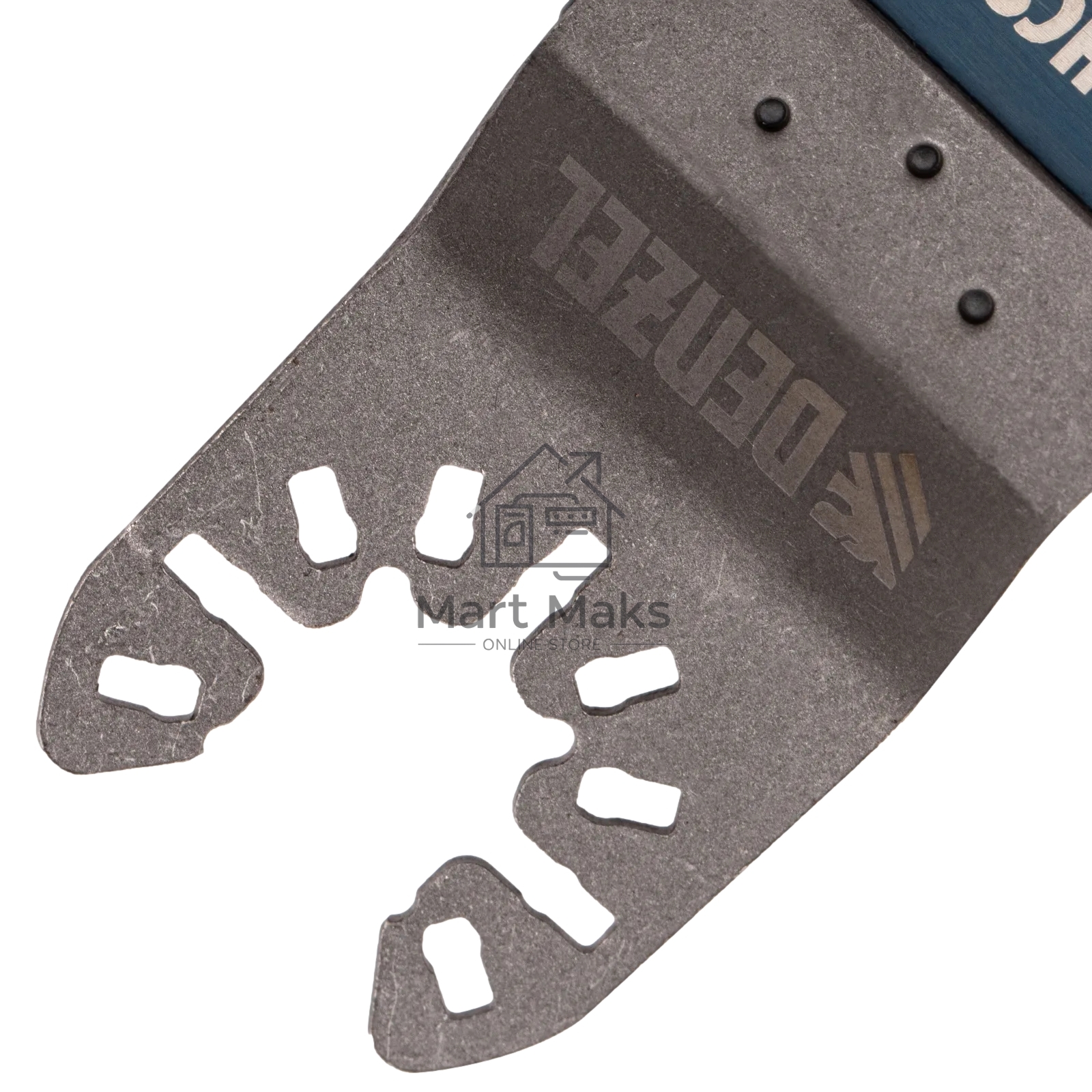 Насадка для МФИ Denzel режущая пазовая прямая, HCS, по дереву, 34 х 1,4 мм, мелкий зуб