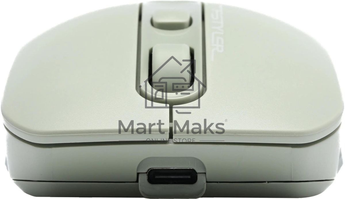 Мышь беспроводная A4Tech Fstyler FB10C зеленый, 2000 dpi, радиоканал, Bluetooth, USB, кнопки - 4