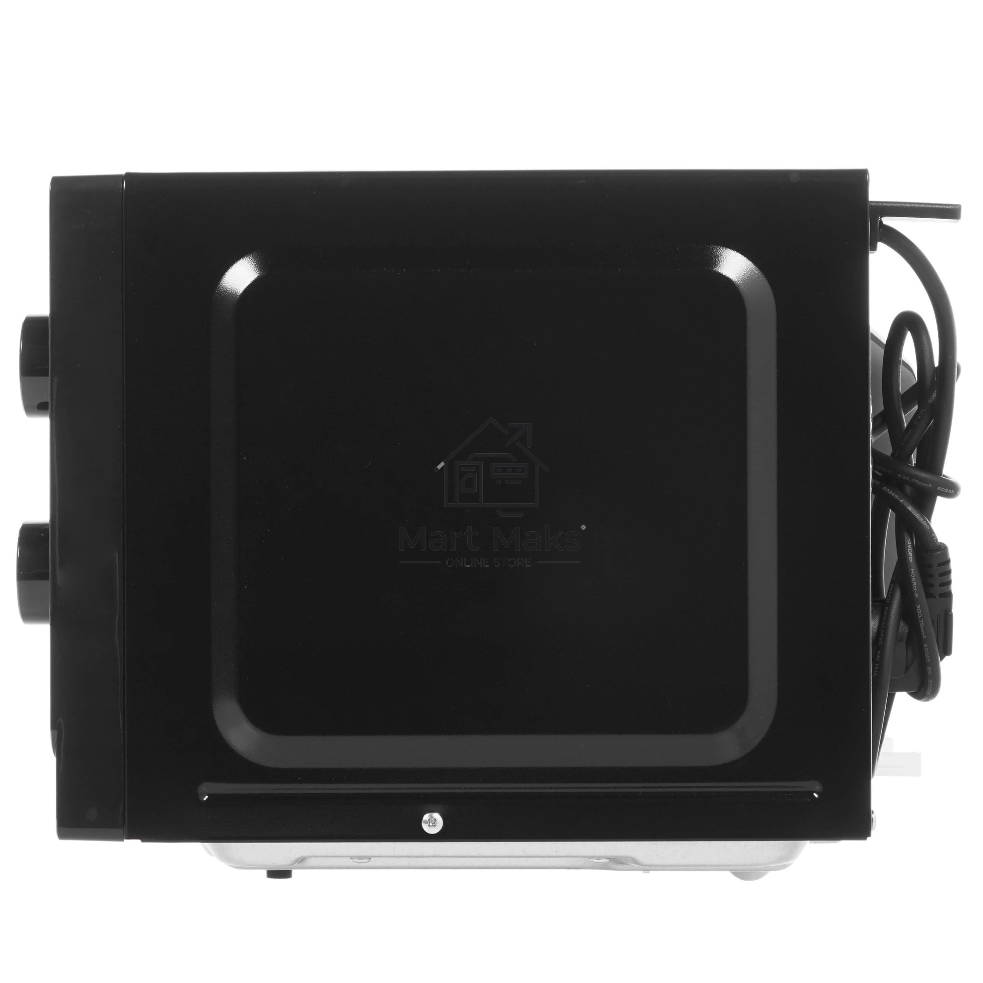 Микроволновая печь Sharp R-6000RK черный, 20 л, 800 Вт, переключатели - поворотный механизм