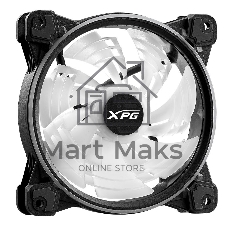 Вентилятор для корпуса ADATA XPG HURRICANE 120 PWM ARGb черный, 120 мм, пластик, 2000 об/мин, 18.17 дБ, 4 pin