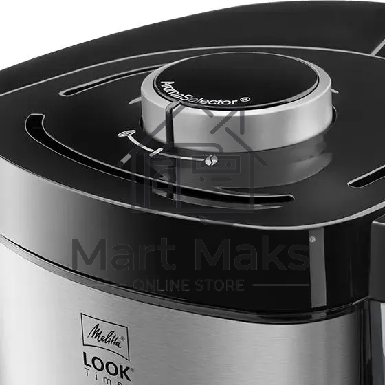 Кофеварка капельная Melitta Look V Therm Timer Black Filter черный/нержавеющая сталь, исп. кофе - молотый, 1.25 л, 1000 Вт