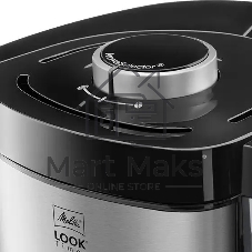 Кофеварка капельная Melitta Look V Therm Timer Black Filter черный/нержавеющая сталь, исп. кофе - молотый, 1.25 л, 1000 Вт