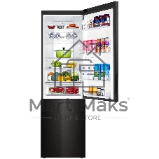 Холодильник Haier C4F740CBXGU1 черный двухкамерный 286/115л морозилка снизу, No Frost