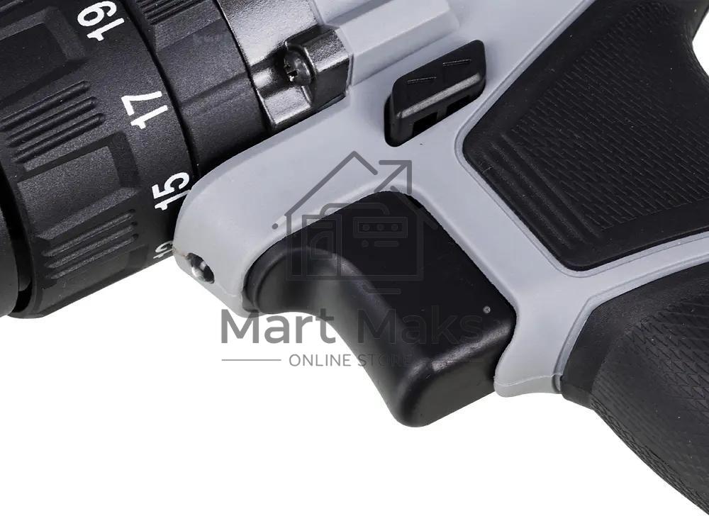 Дрель-шуруповерт аккумуляторная ИНТЕРСКОЛ ДАУ-13/18ВК, Аккумуляторный, 18В, 2 АКБ, Ударный, Кейс