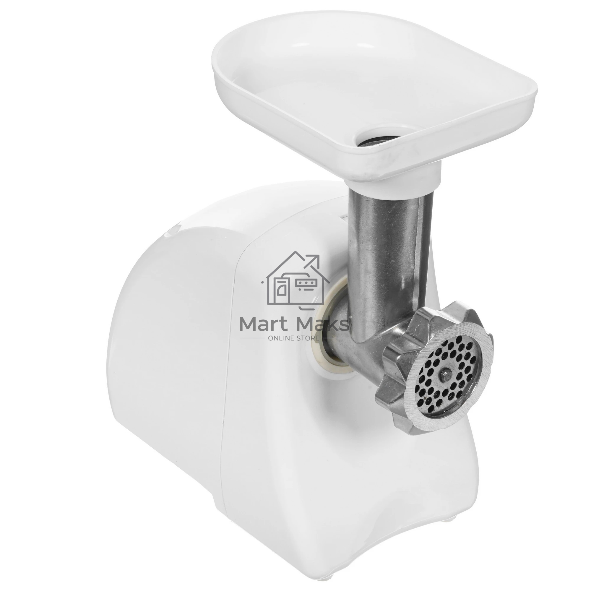 Мясорубка электрическая Ротор Экстра-Р ЭМШ 35/250-2 белый, 1500 Вт, 0.6 кг/мин, реверс, насадки - 2