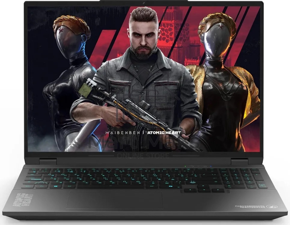 Ноутбук Maibenben X16B-R98956 Ryzen 9 8940HX 16Gb SSD1Tb NVIDIA GeForce RTX 5060 8Gb 16