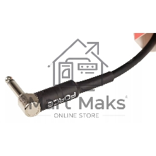 Инструментальный кабель FORCE FGC-19/025L Jack - Jack, угловые штекеры, 0,25 м