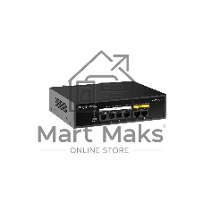 Коммутатор Ruijie Reyee RG-ES106F-P, 4×100 Мбит/с PoE + 2×100 Мбит/с, неуправляемый