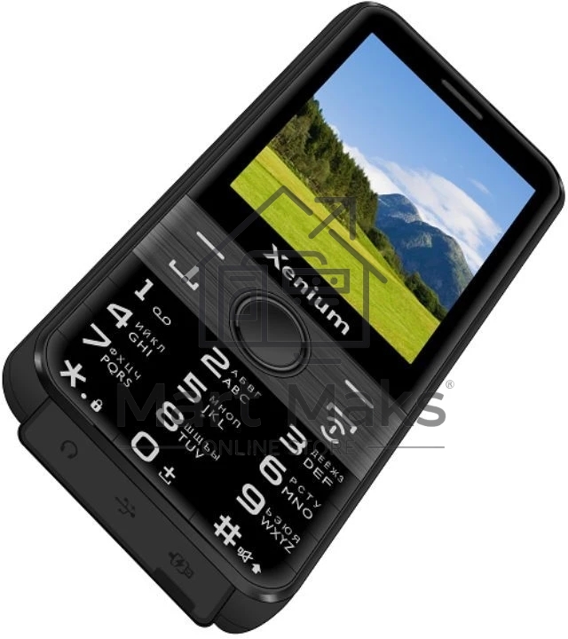 Мобильный телефон Xenium X800 черный моноблок 2Sim 2.8