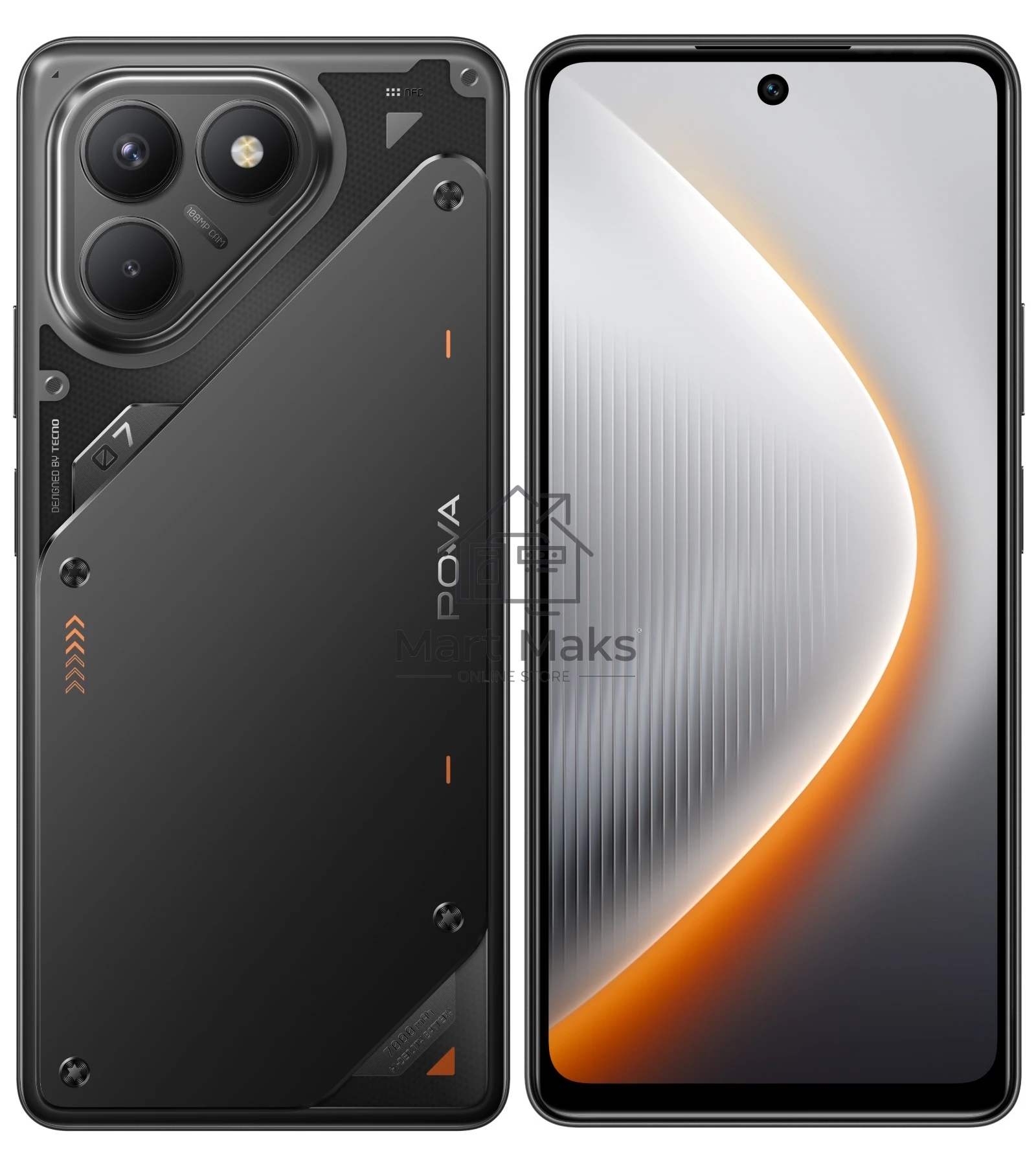 Смартфон Tecno POVA 7 Neo 8/128Gb, черный