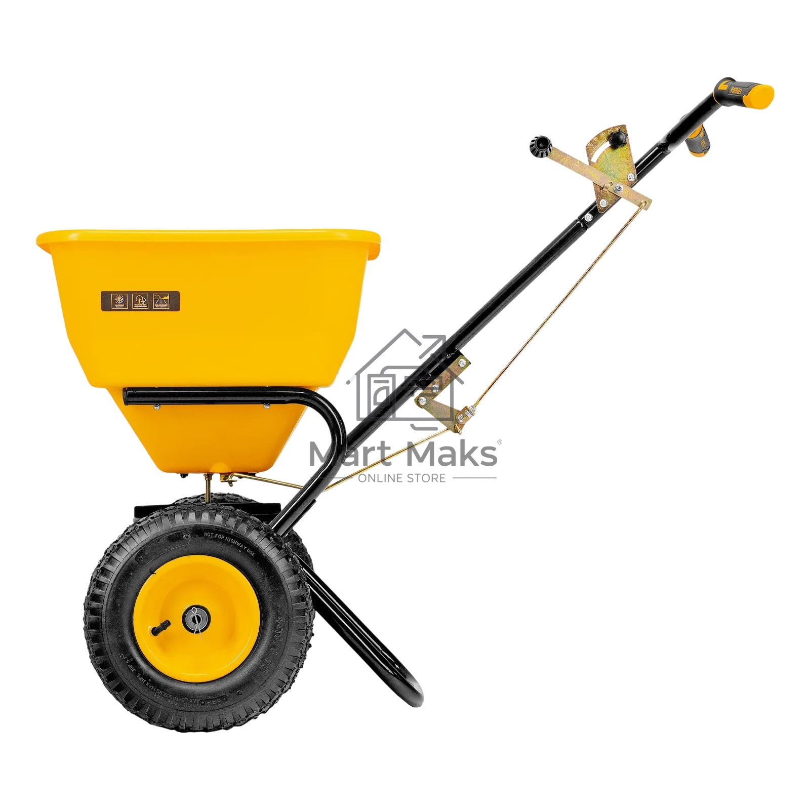 Механическая сеялка на колесах Denzel 45 л