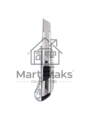 Универсальный нож Deli DL4255 18мм Лезвие SK2. Алюминиевый корпус. Общая длина: 155 мм.