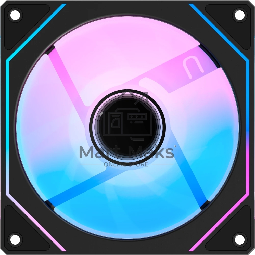 Вентилятор для корпуса Ocypus Gamma F12 ARGb REVERSE BLADE BK (Gamma-F12-BK1AM01X-GL)