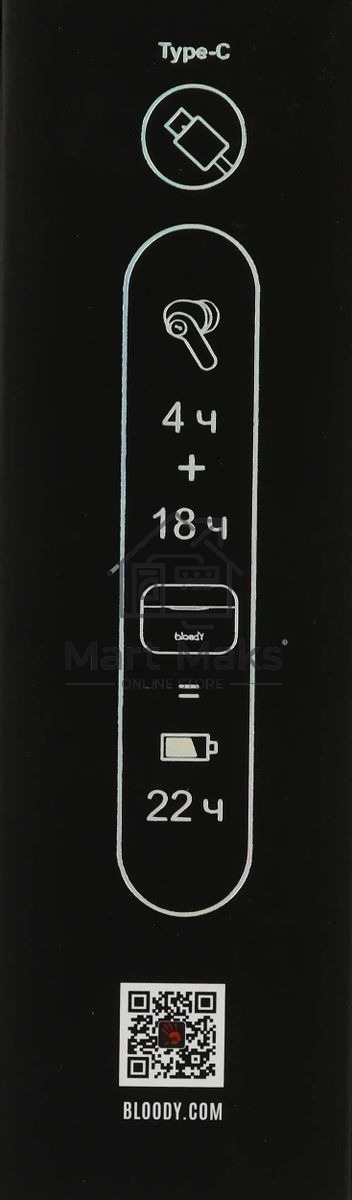 Гарнитура проводная A4Tech Bloody M30 белый BT