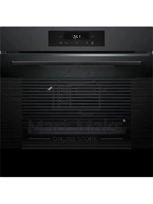 Духовой шкаф электрический Bosch HJG852YT0T Serie 6, 60 см, 66 л, черный матовый,сенсорное управление, 8 режимов+AutoPilot 30(30 автоматических программ), LCD-дисплей, галогенное освещение, самоочистка EcoClean,Soft Open and Soft Close door,телескопически