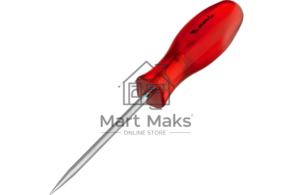 Шило хозяйственное Matrix 11760 круглое 4x75мм