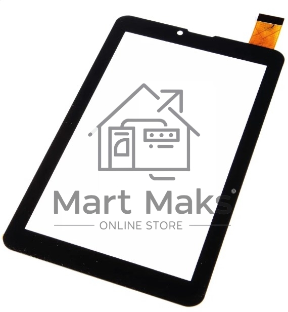 Сенсорное стекло (тачскрин) ZYD070-237, черное