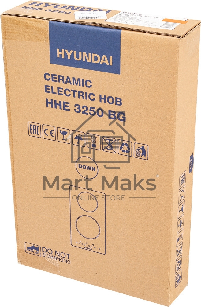 Варочная поверхность Hyundai HHE 3210 BG черный