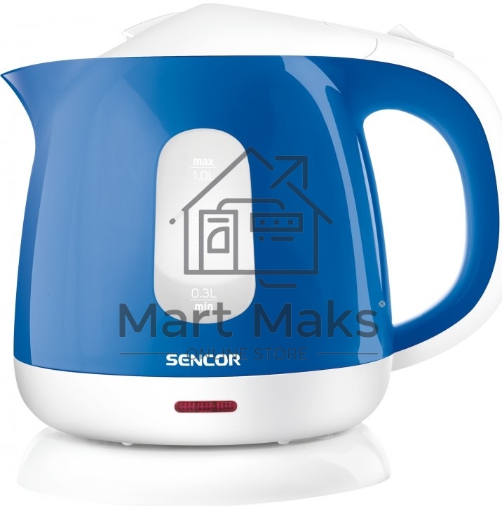 Чайник электрический Sencor SWK 1012BL 1 л, 1100 Вт, синий