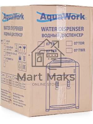 Кулер Aqua Work 0.7-TDR настольный электронный бело-черный