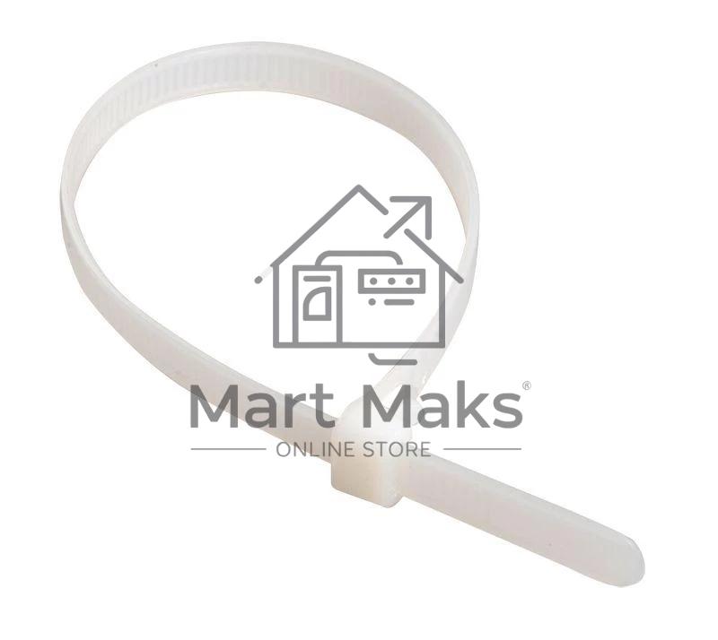 Хомут кабельный ИЭК UHH50-7-250-100 7.5х250 нейл. белый многоразовый (уп. 100 шт)