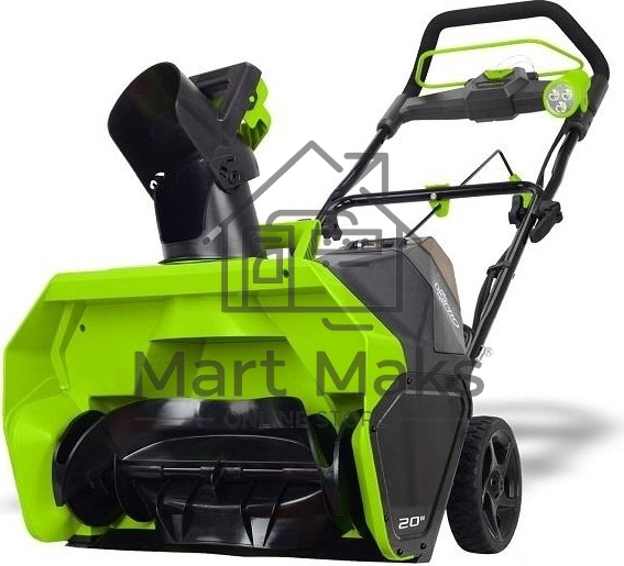 Снегоуборщик аккумуляторный GreenWorks GD40ST, 40V, 51 см, бесщеточный, без АКБ и ЗУ (2600007)