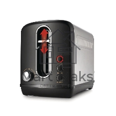 Тостер Gorenje T1100CLBK чёрный, 1100 Вт, 2 слота