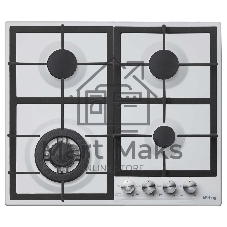 Газовая варочная поверхность Korting HG 665 CTW, 4 конфорки, эмалированный металл, 8300 Вт