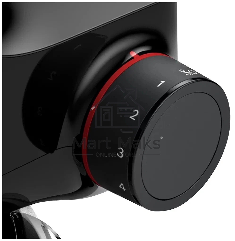 Кухонный комбайн Bosch MUMS2EB01, 700 Вт, 4 скорости, металл чаша 3,8 л, черный