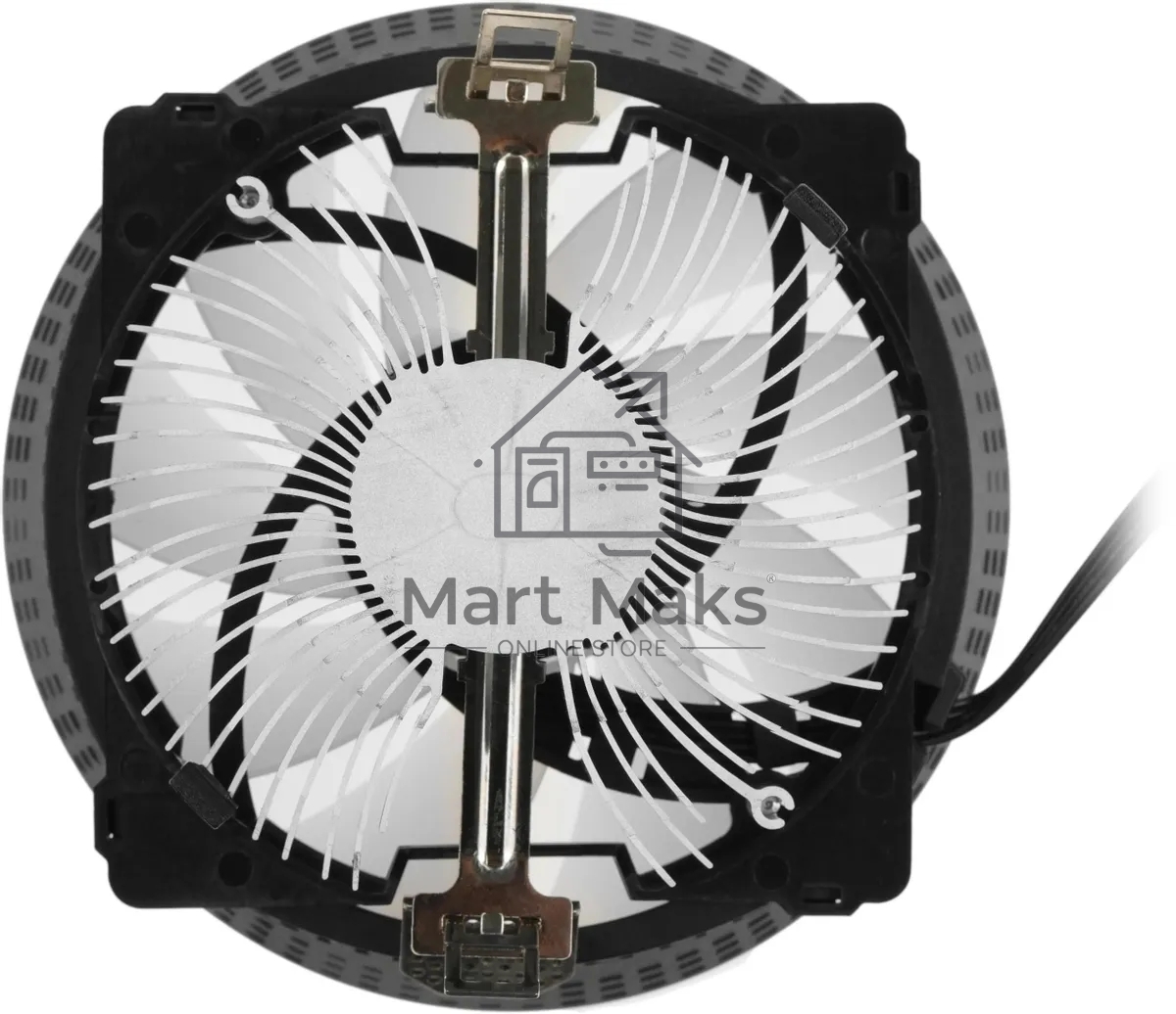 Кулер ID-COOLING DK-03 RAINBOW черный/серебристый 120мм алюминий 1800rpm 26db 4-pin 100W 63мм