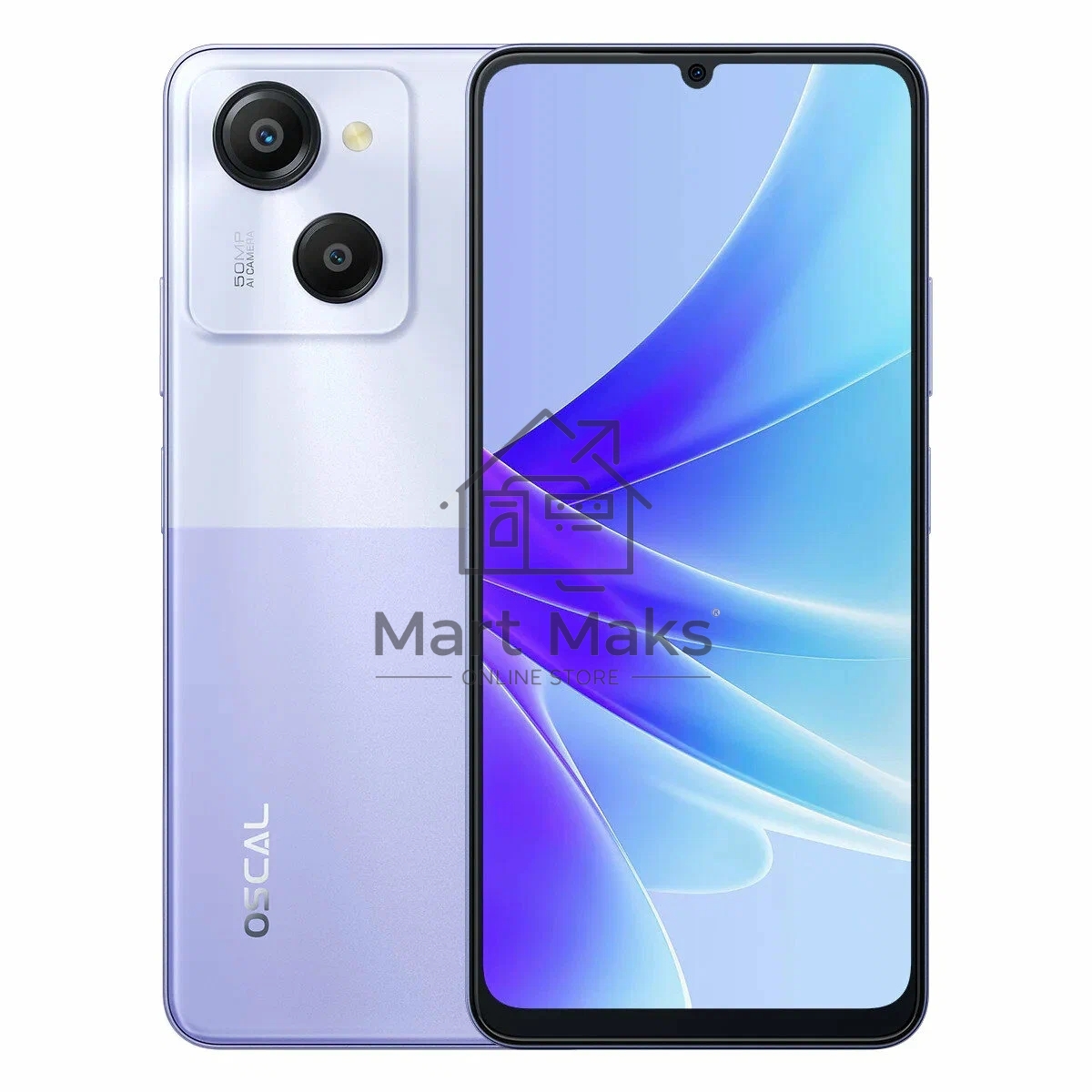 Смартфон OSCAL Modern 8, 8/256Gb, фиолетовый
