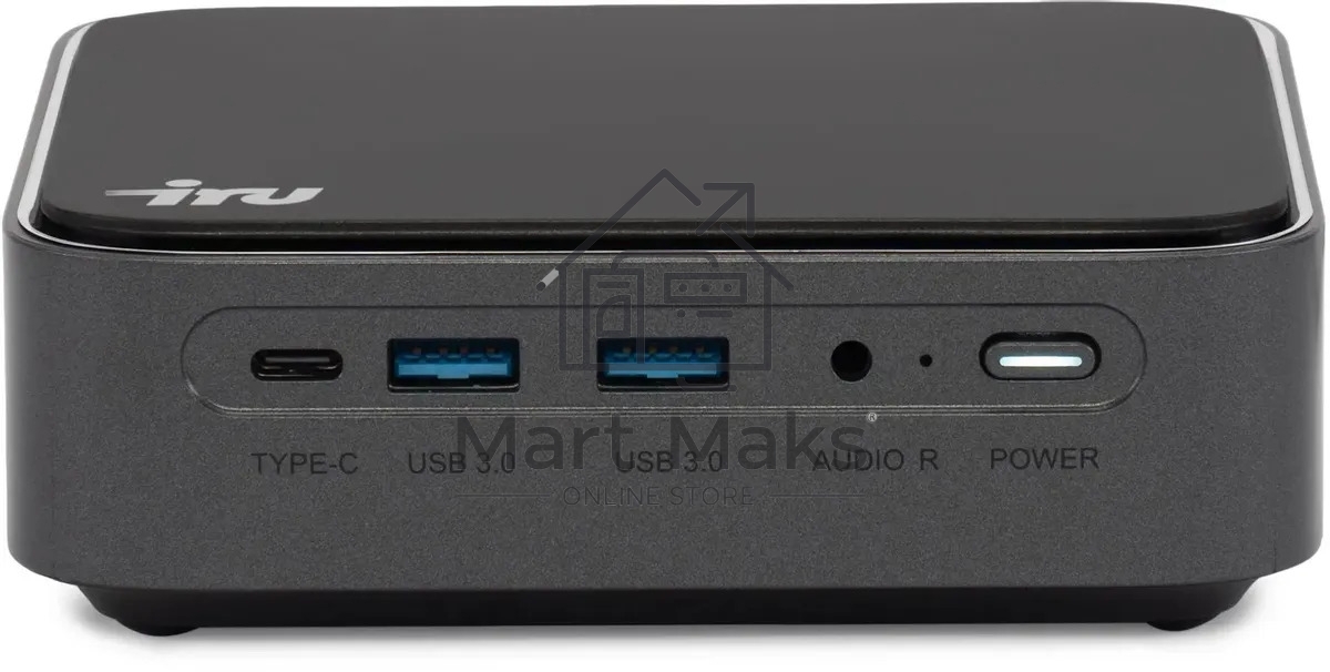 Неттоп IRU 310TLCN i5 1135G7 (2.4) 16Gb SSD512Gb Iris Xe noOS GbitEth WiFi BT черный (1975175)