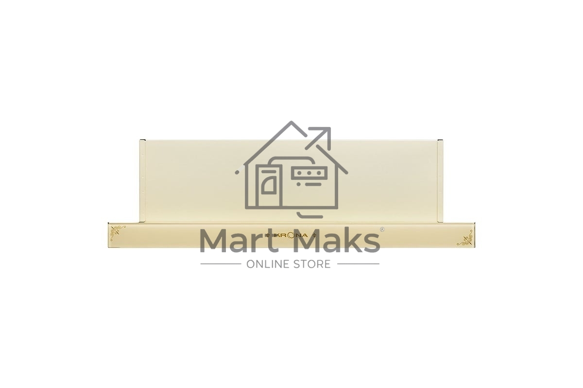Вытяжка кухонная Krona KAMILLA 600 IVORY RETRO Слоновая кость; Материалы:Металл; Производительность (куб. м/час):820; Управление:кнопочное; Уровень шума при работе, дБ:46; Освещение:LED лампы 1 х 3 Вт; Диаметр воздуховода, мм:120; Количество моторов:2; Ко