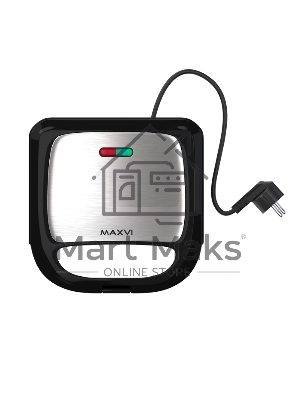 Сэндвичница MAXVI SM751S silver-black