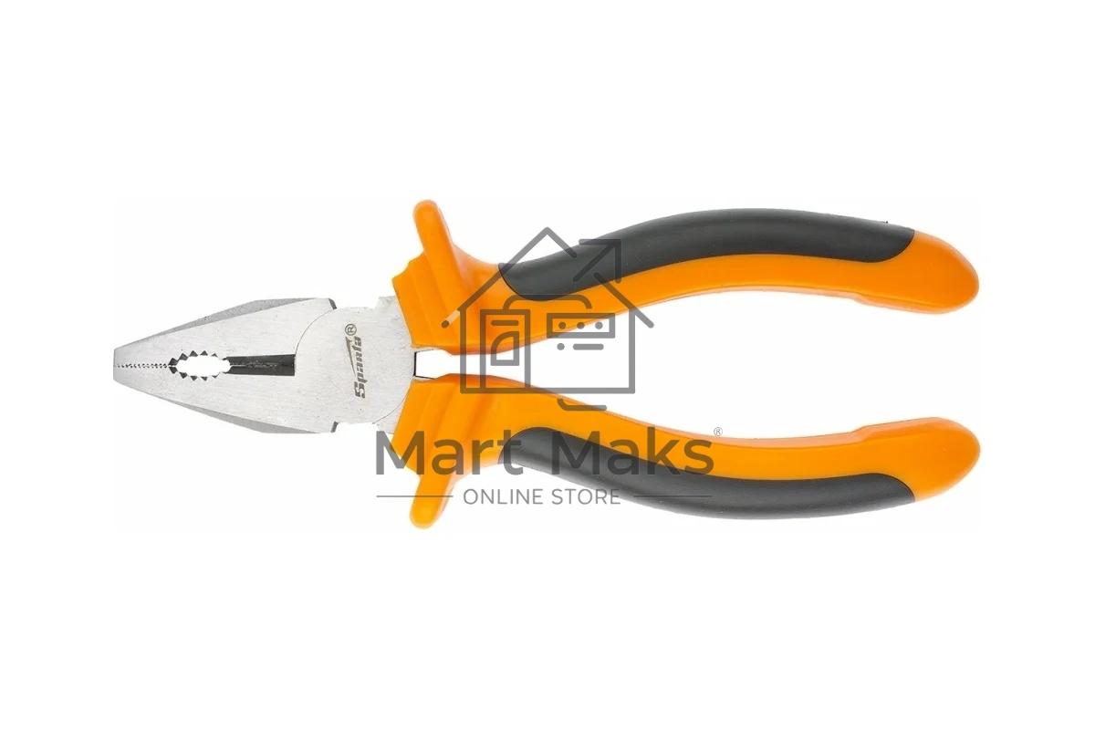 Плоскогубцы Sparta Comfort 160 мм, комбинированные шлифованные, двухкомпонентные рукоятки