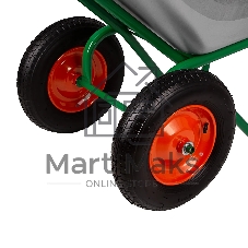 Тачка садово-строительная Palisad 2-х колесная, усиленная, грузоподъемность 320 кг, объем 100 л