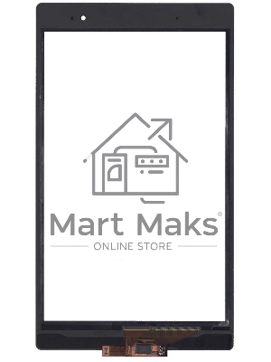 Сенсорное стекло (тачскрин) для Sony Xperia Tablet Z3 Compact, черное