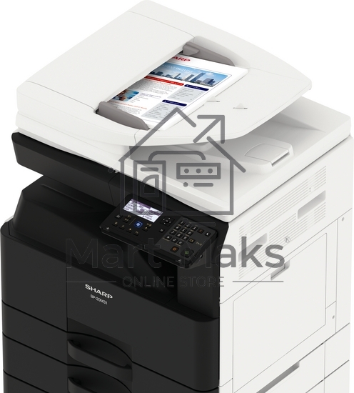 МФУ лазерный Sharp BP-20M31T, А3, ч/б, печ. до 31 стр./мин., 600 x 600 dpi, Ethernet, USB