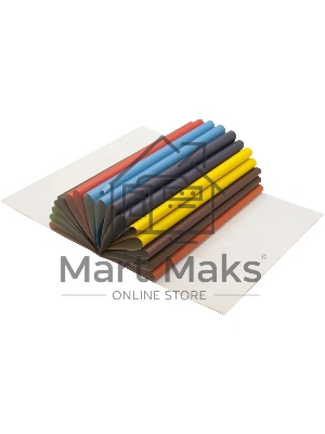 Бумага цветная Silwerhof одност. 16л. 8цв. A4 Монстрики 50г/м2 обл.бум.офсет скрепка