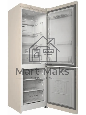 Холодильник Indesit ITR 4180 E бежевый двухкамерный 220/78л морозилка снизу