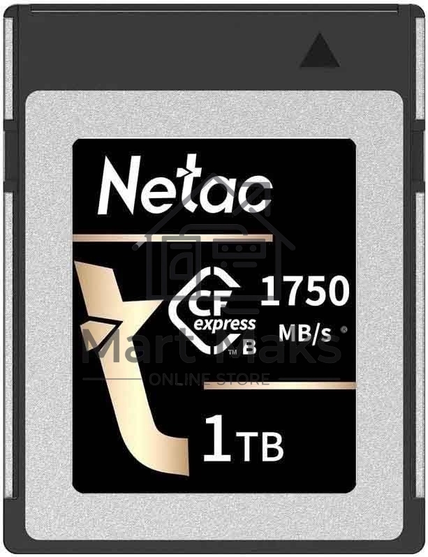 Флеш карта CFexpress 1TB Netac CF2000 <NT02CF2000-001T-S> PCIe Gen 3x2 Type B cards, up to 1750MB/1650MB/