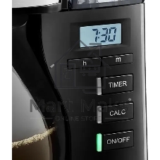Кофеварка капельная Melitta Look V Therm Timer Black Filter черный/нержавеющая сталь, исп. кофе - молотый, 1.25 л, 1000 Вт