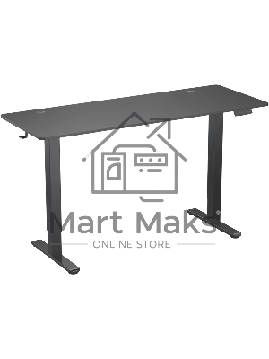 Стол для компьютера Cactus CS-EDL-BBK черный, столешница ДСП, каркас черный