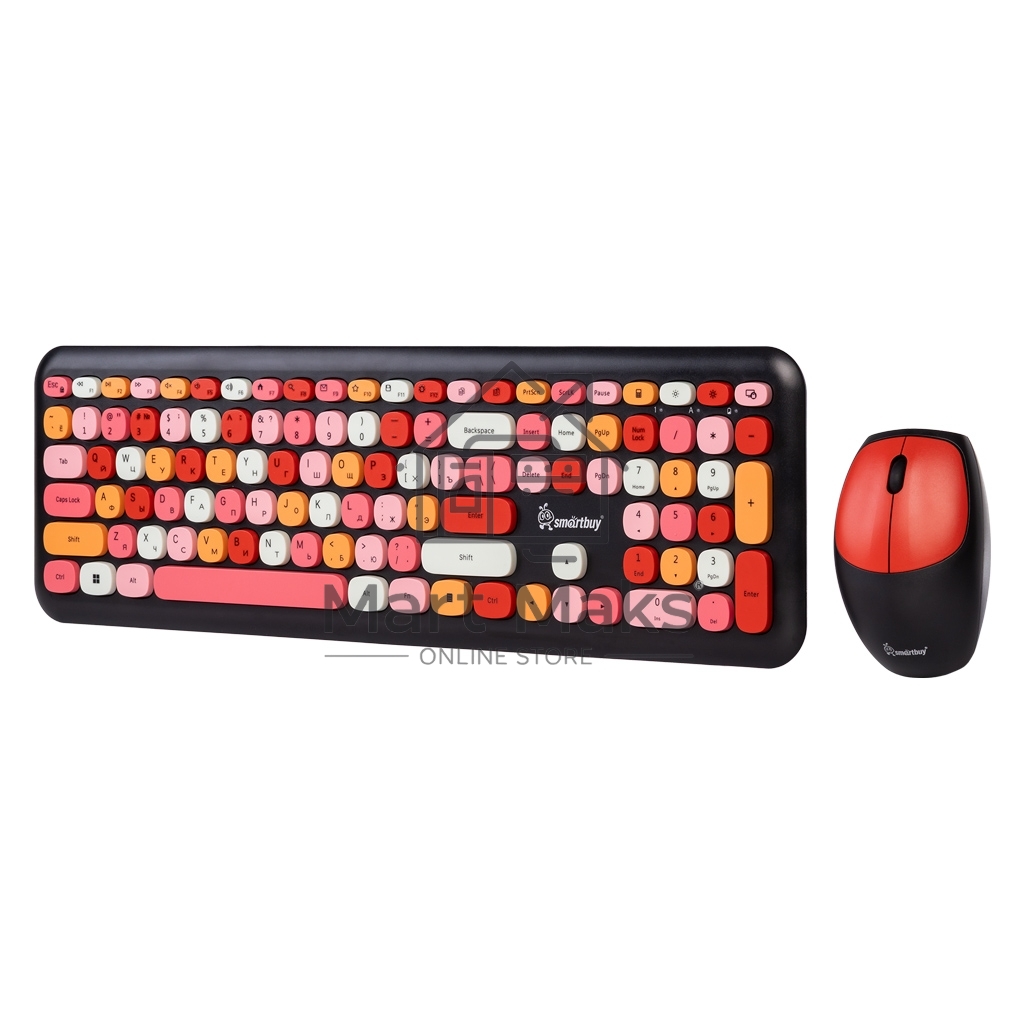 Комплект клавиатура+мышь Smartbuy (SBC-666395AG-K) 666395 черный