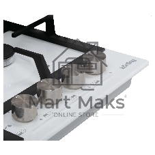 Газовая варочная поверхность Korting HG 665 CTW, 4 конфорки, эмалированный металл, 8300 Вт